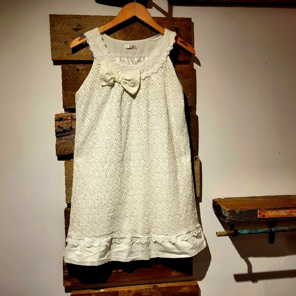 SC Fashion Elegant Lace Dress With Bow - Picture 1 of 6